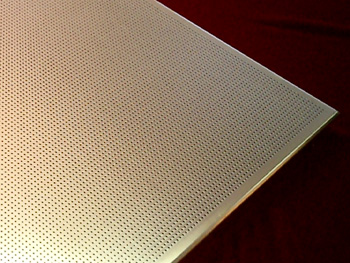 Dobner metal ceilings in gold